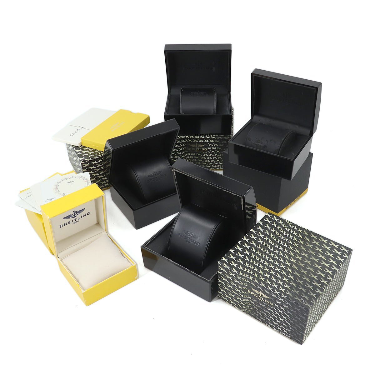 1円■ ブライトリング BREITLING 時計用 Box 箱 5点セット 外箱 内箱 ケース ロゴ 腕時計 Watch 時計 90182981