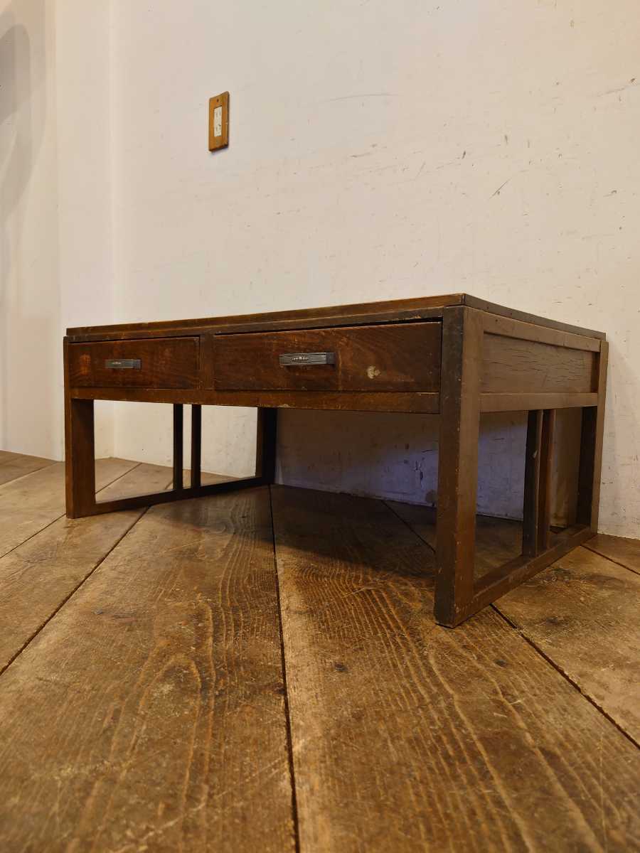 アンティーク・レトロ！昭和六年！小振りな古い文机！古材 テーブル/AV