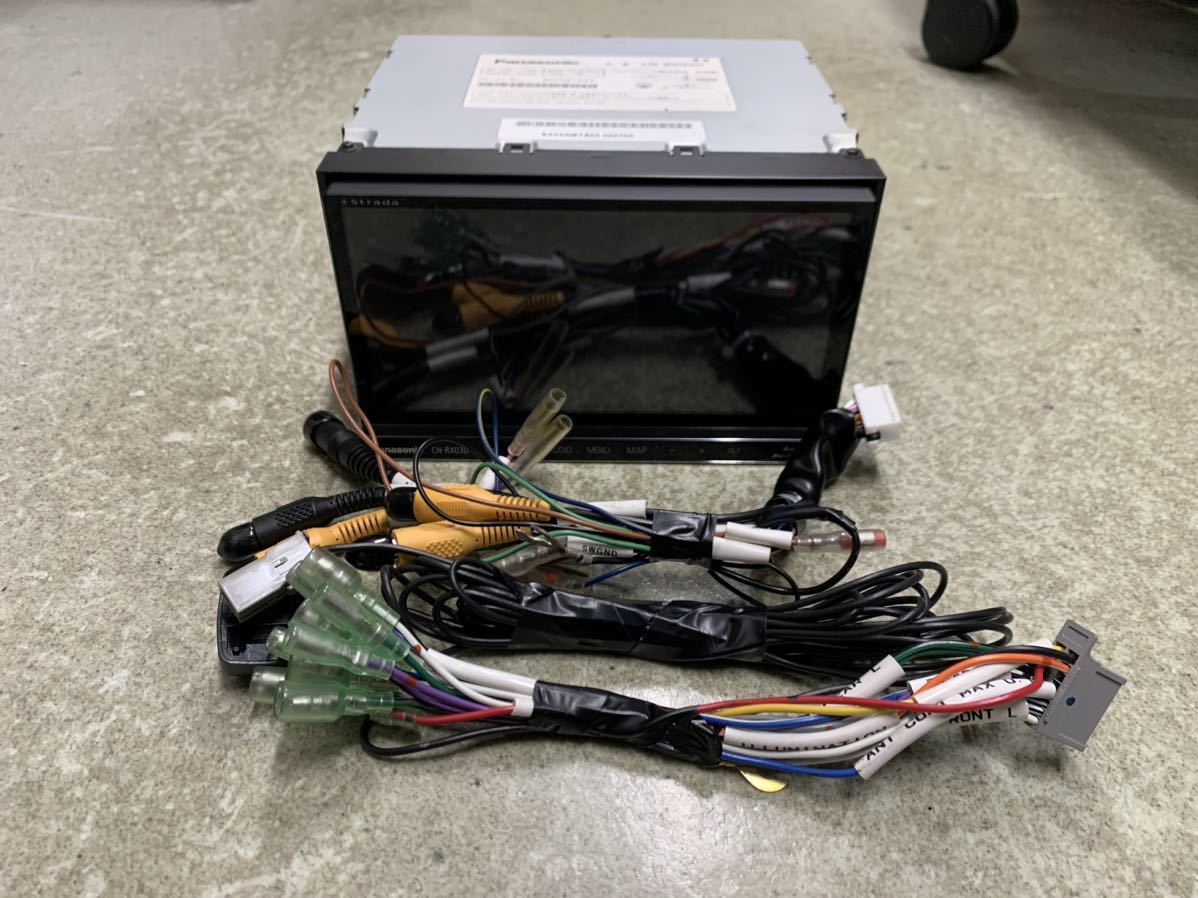 車 Panasonic CN-RX03D カーナビ セキュリティロック