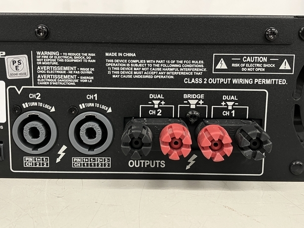 XLS1002 クラウン CROWN XLS パワーアンプ Crown | 映画音響用パワー
