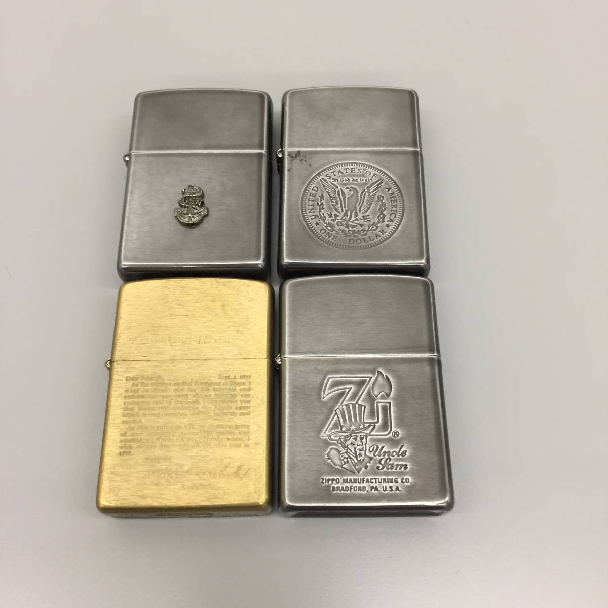 ZIPPO ジッポー アンクル・サム／アメリカ海軍／ONE DOLLAR 