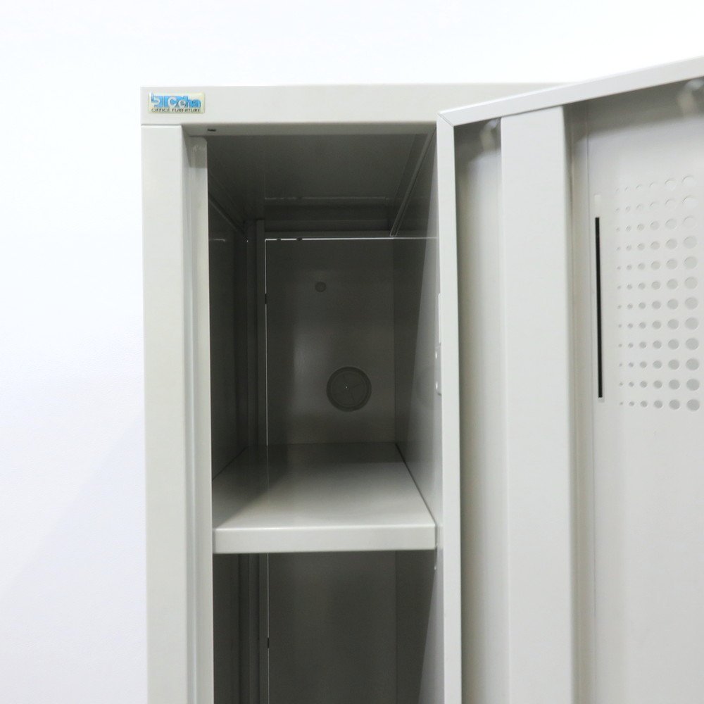Ceha チェハ 4人用ロッカー ニューグレー オフィスロッカー 新品5万 4