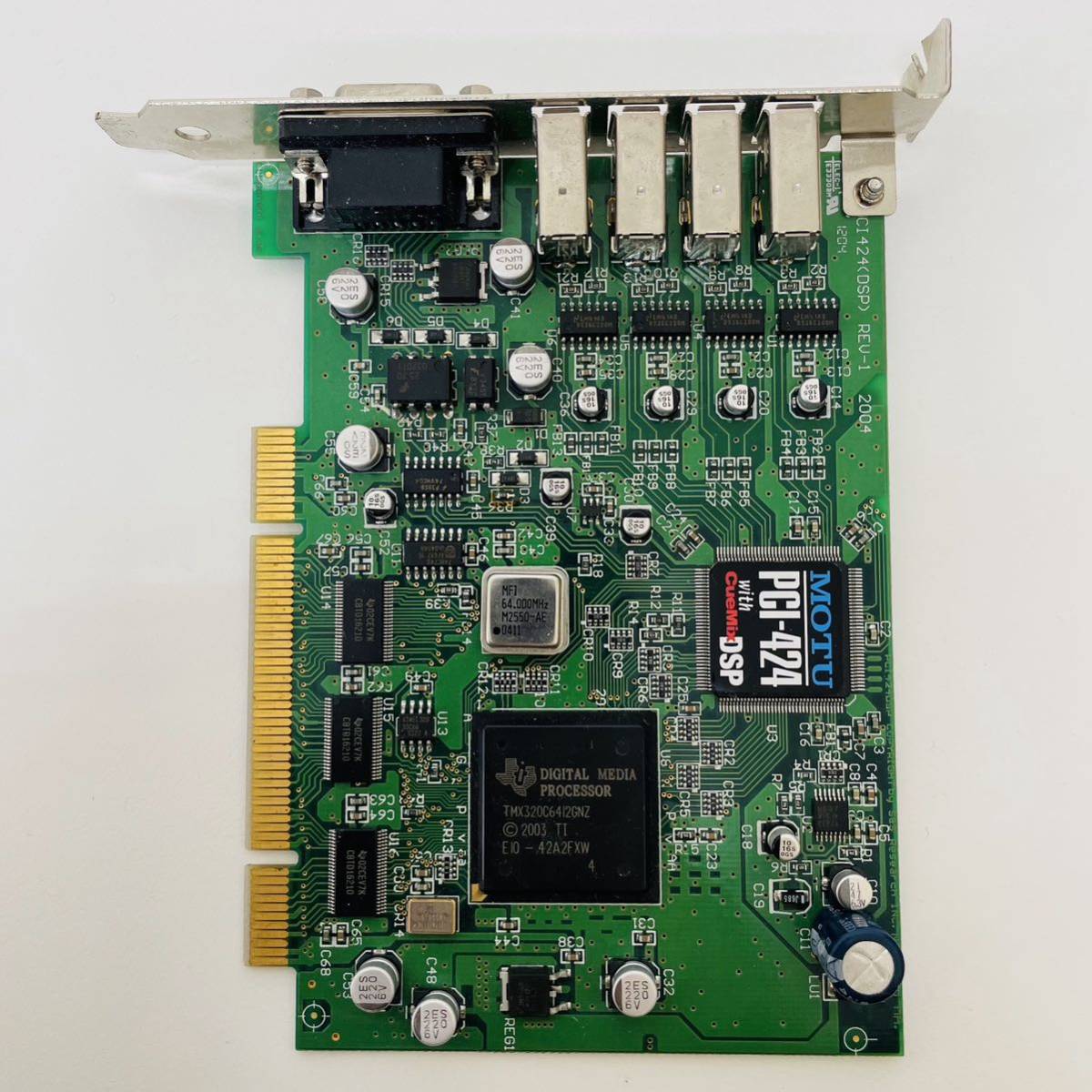 動作品 MOTU「PCI-424」オーディオインターフェース システム コア 