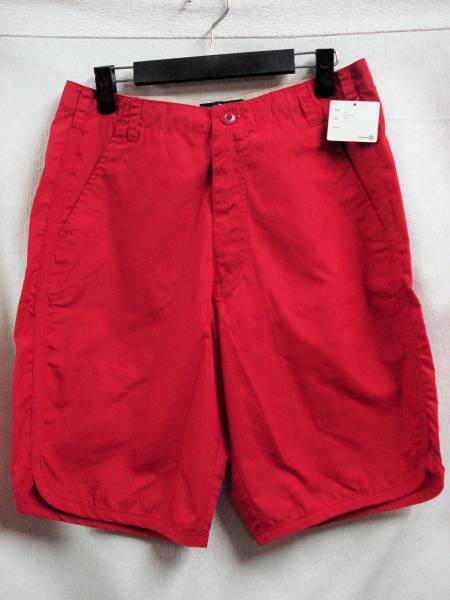 お買い得☆STUSSYショートパンツ/W30/赤red/新品本物ワケあり