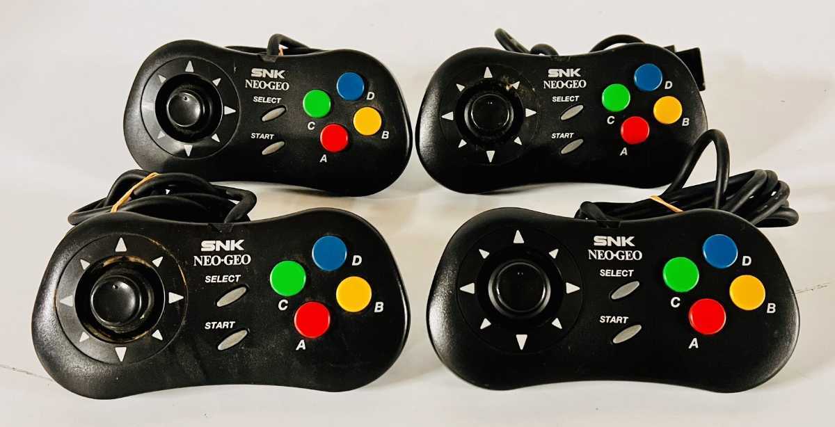 NEOGEO コントローラー まとめて 4個 まとめ ネオジオ SNK NEO-GEO