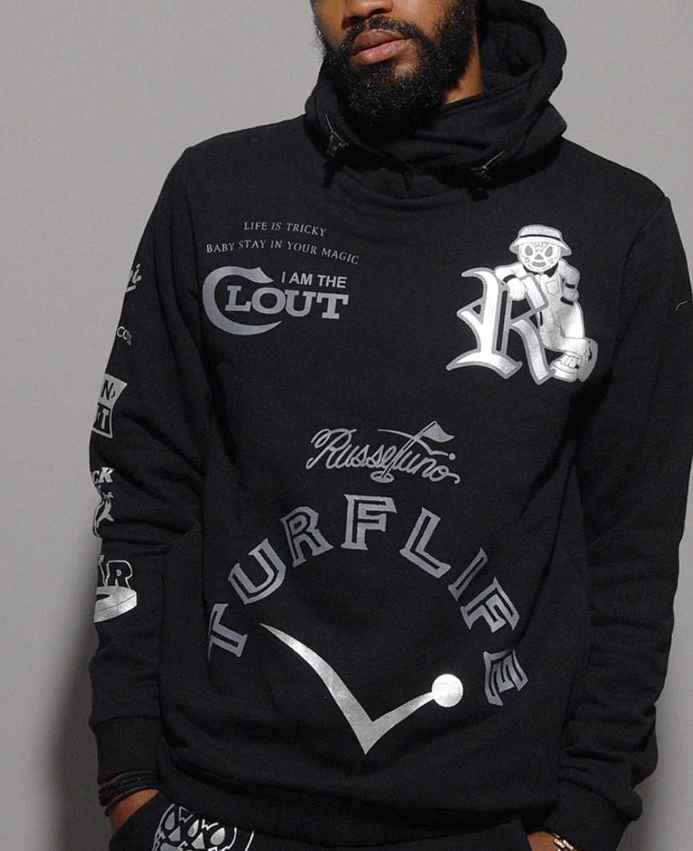 ラッセルノ　ルチャマスクフーディー　サイズ5 美品 ラッセルノ RUSSELUNO ルチャ LOGO MASK HOODIE フーディー