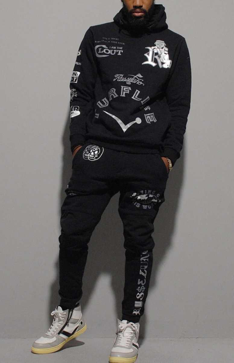 美品 ラッセルノ RUSSELUNO ルチャ LOGO MASK HOODIE フーディー