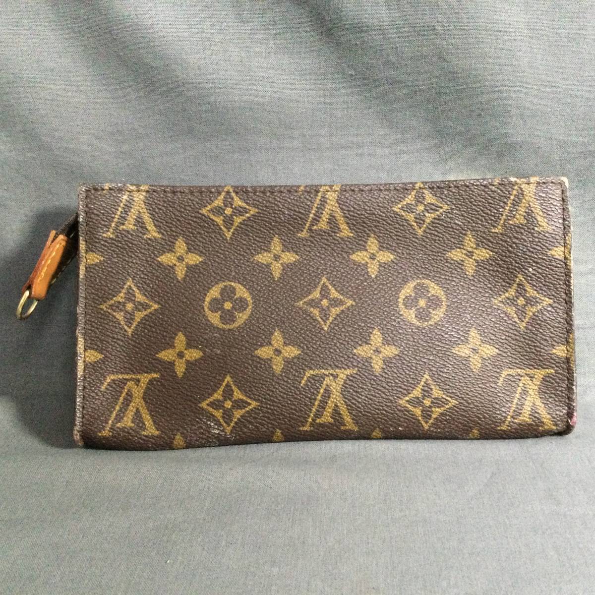 2/21 227513 LOUIS VUITTON ルイヴィトン モノグラム ポーチ 小物入れ