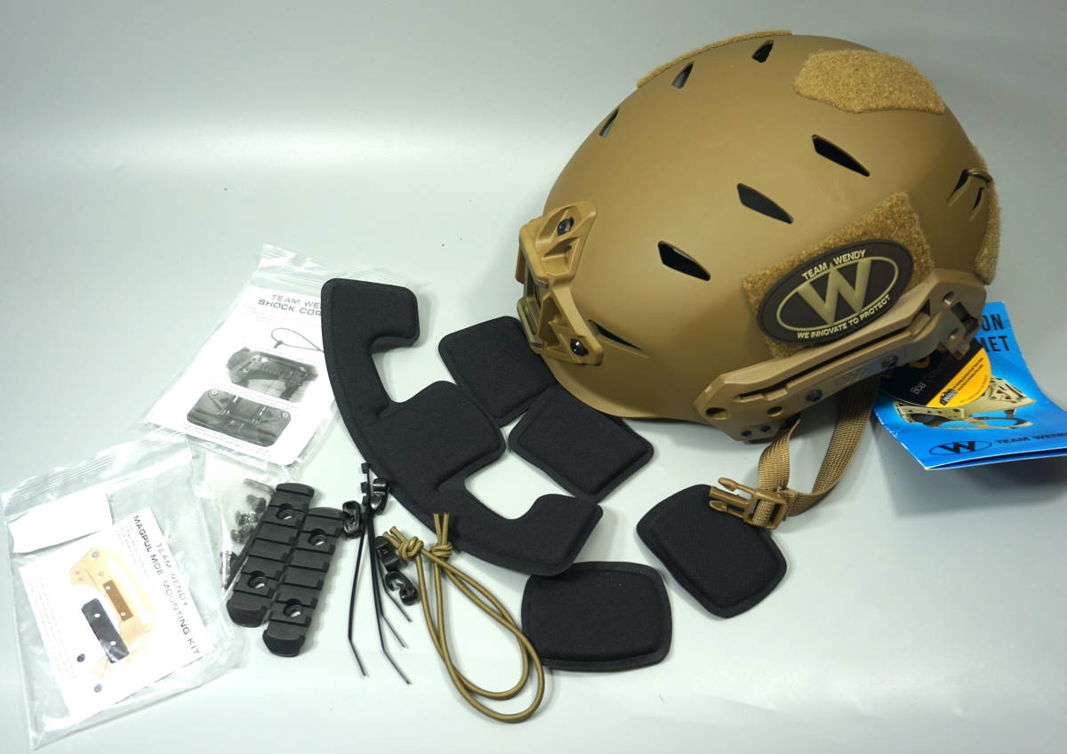 EXFIL Team Wendy Rail Cover Helmet 2.0 | LTP Carbon with CARBON 