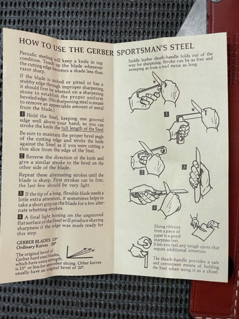 GERBER(USA) 8インチ SPORTSMAN