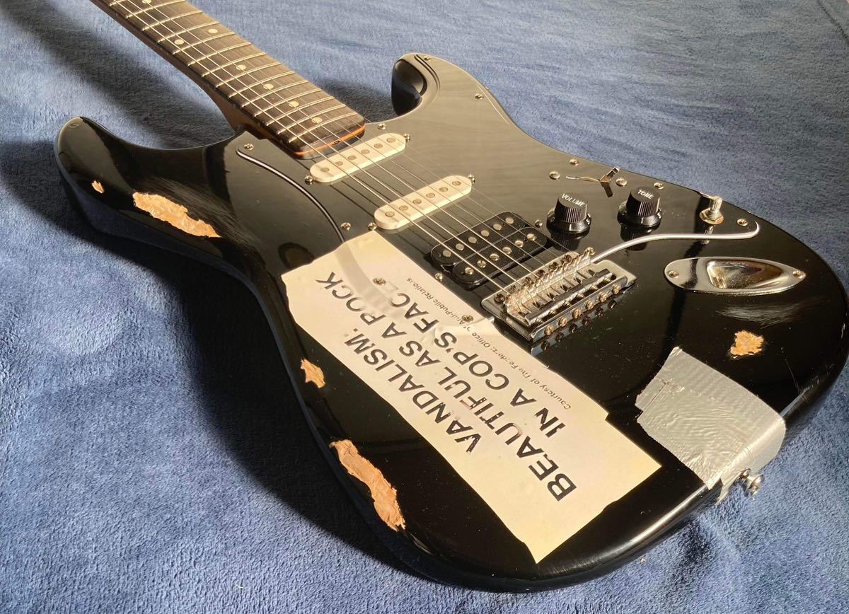 【激レア】カートコバーン VANDALISM ストラトキャスター Nirvana Fender Japan Kurt Cobain Vandalism Stratocaster カート コバーン 激