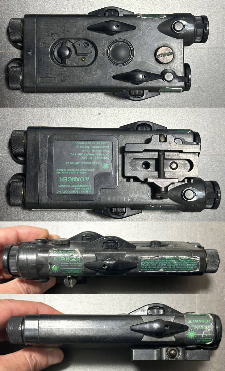 実物 放出 AN / PEQ 2 M4 M16 レーザー デバイス