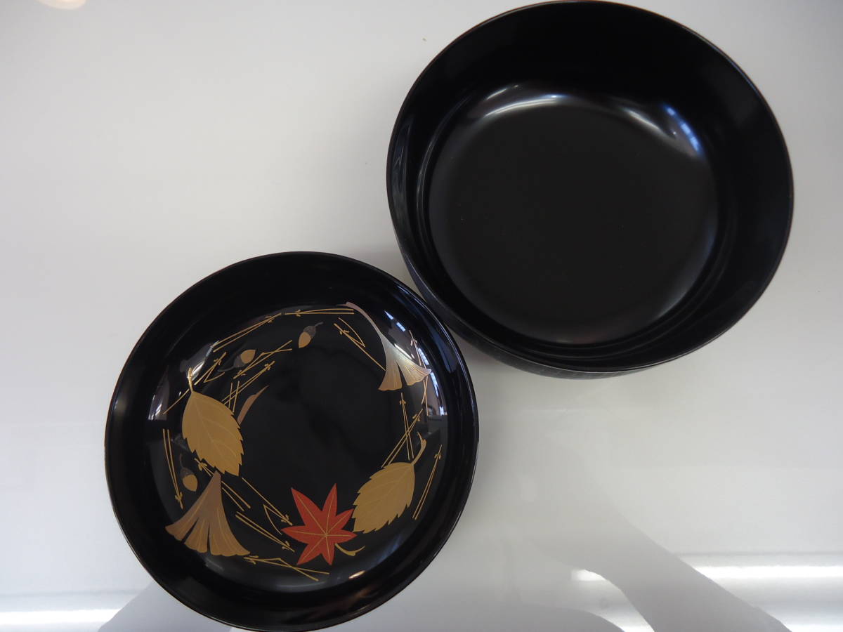 高級輪島塗 熨斗蒔絵 煮物椀五客 高級輪島塗 熨斗蒔絵 煮物椀五客