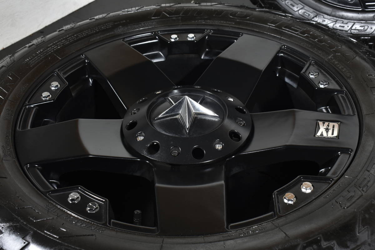 ☆KMC ロックスター XD775 20インチ☆PCD127 8.5J +35☆NITTO テラ 