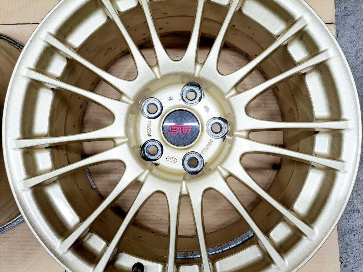 希少】スバル WRX STI 純正 BBS ホイール 4本セットGDB GRB GVB VAB 
