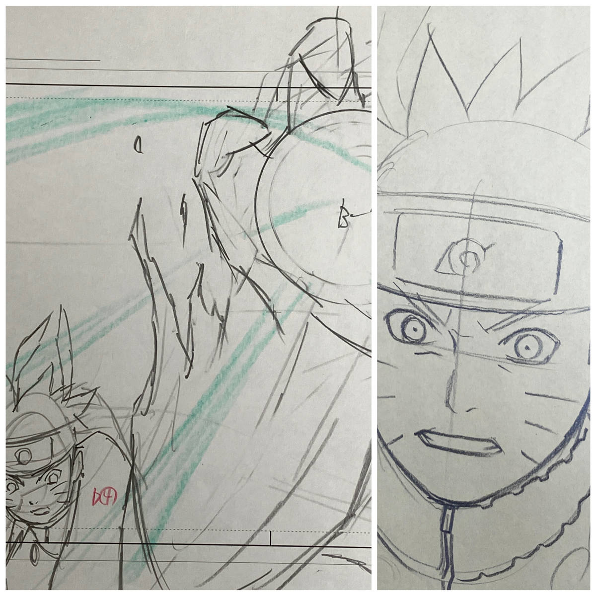 NARUTO(ナルト) 原画 14枚セット ナルト／Genga[検索用：セル画 Cel] 
