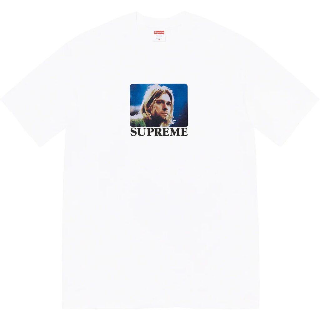 送料無料 M Supreme 23SS Kurt Cobain Tee シュプリーム カートコバーン Tシャツ White ホワイト Nirvana ニルヴァーナ フォトT 新品未使用