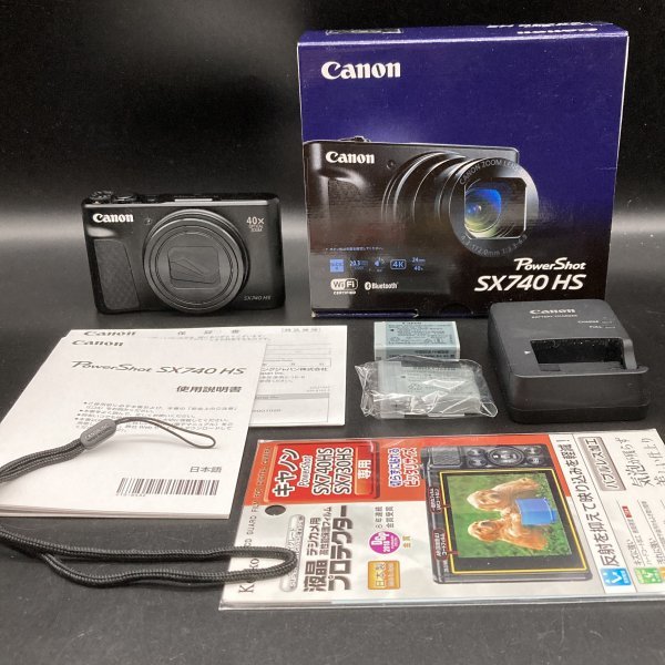 Canon PowerShot SX740 HSブラックバッテリー、充電器付属