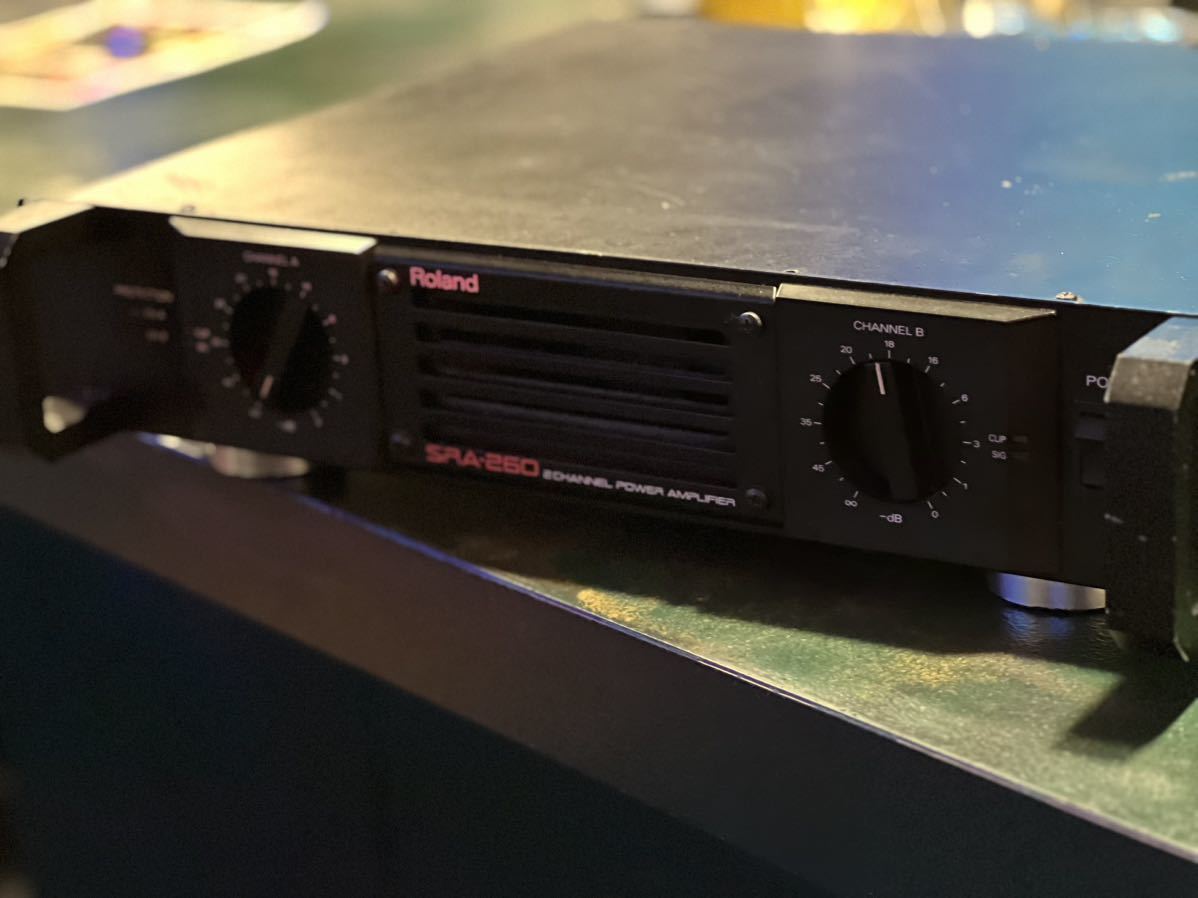 Roland SRA-2200F パワーアンプ 150WX2（BTL300W） Roland パワーアンプ SRA-260 2チャネル Roland SRA-260 Power