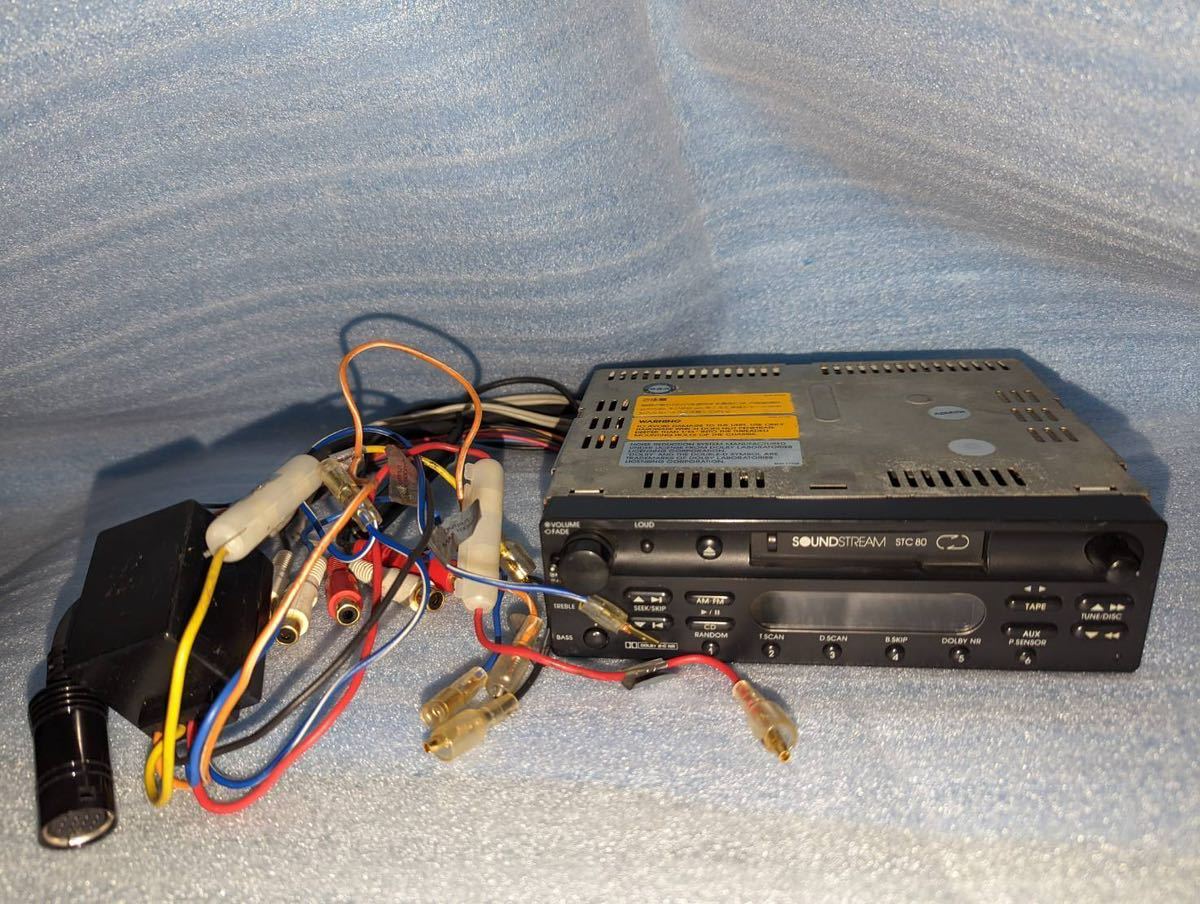 サウンドストリーム Soundstream アンプレスカセットデッキ STC 80 