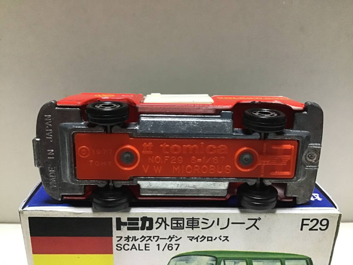 トミカ 外国車シリーズ 青箱 F29 フォルクスワーゲン マイクロバス