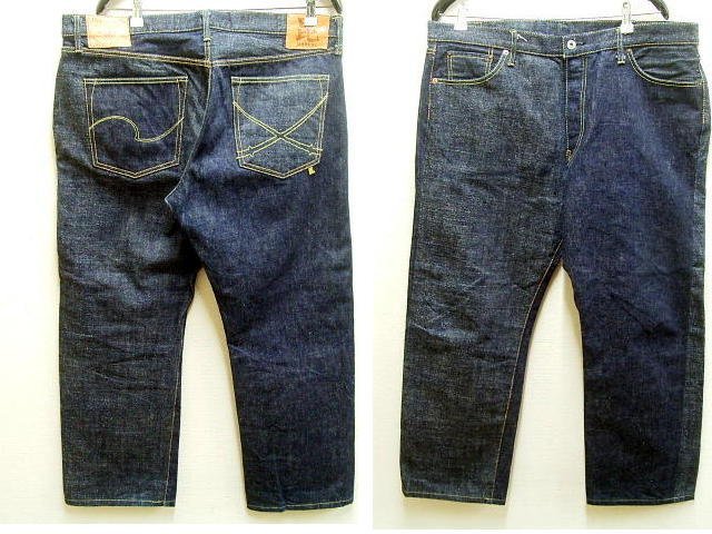 ◇即決[W40]鬼デニム MARUNI JEANS マルニ ジーンズ ONI DENIM 別注 限定 コラボ ドッキング クレイジージーンズ デニム パンツ■886