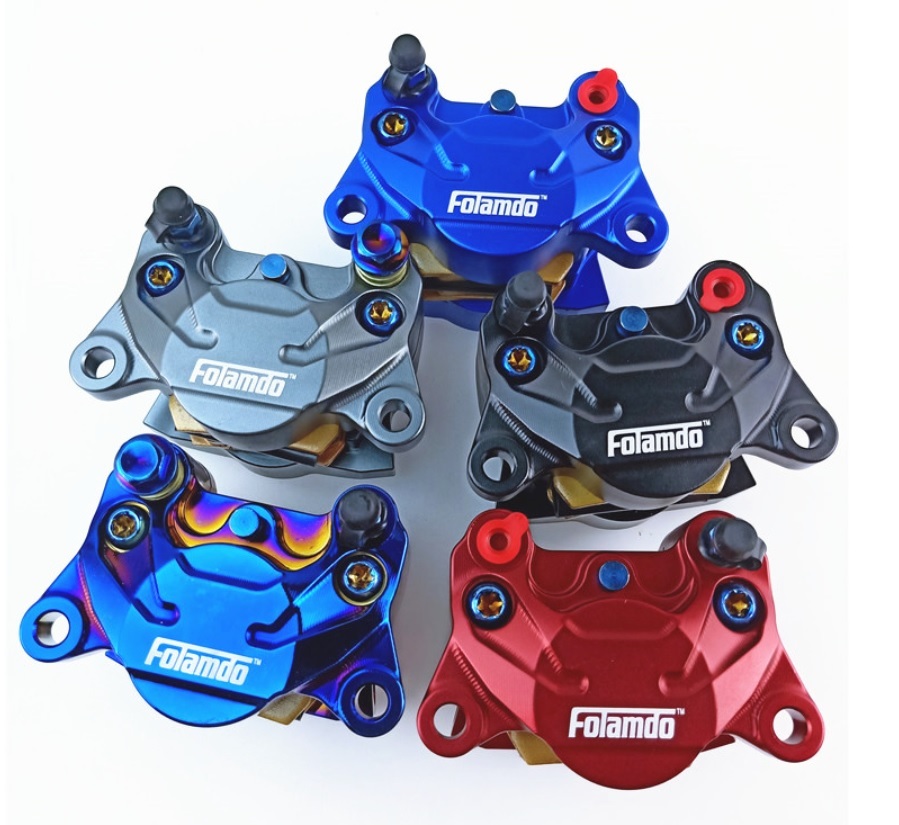 84mm 鍛造 カニキャリパー 2pot 高コスパ 赤 台湾RPM | Folamdo 2POT