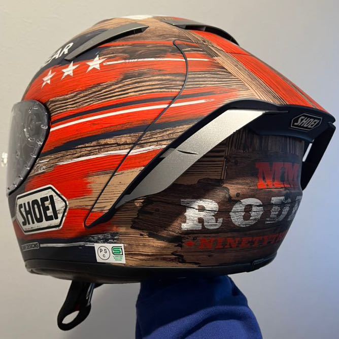 SHOEI X14 マルケス アメリカ 限定モデル 小傷有 Lサイズ おまけ山城 