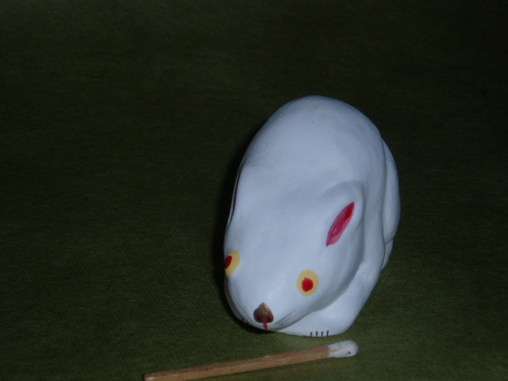 郷土玩具「相良人形・うさぎno-2」 七代目作