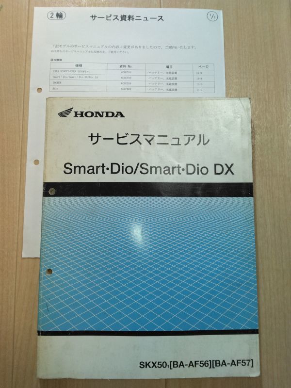 Smart・Dio/Smart・Dio DX スマートディオDX（SKX501）（BA-AF56）（BA