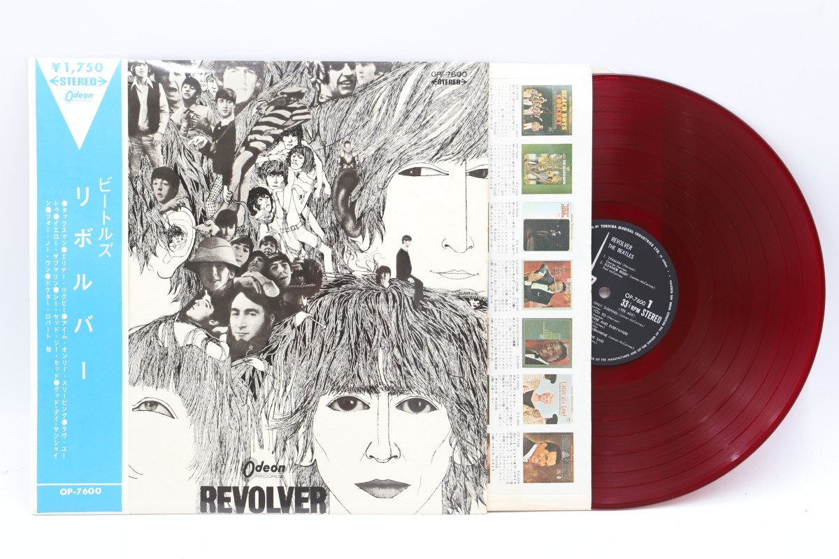 odeon オデオン 赤盤 水色帯 注文票 REVOLVER THE BEATLES OP odeon オデオン 赤盤 水色帯 注文票 REVOLVER THE BEATLES OP
