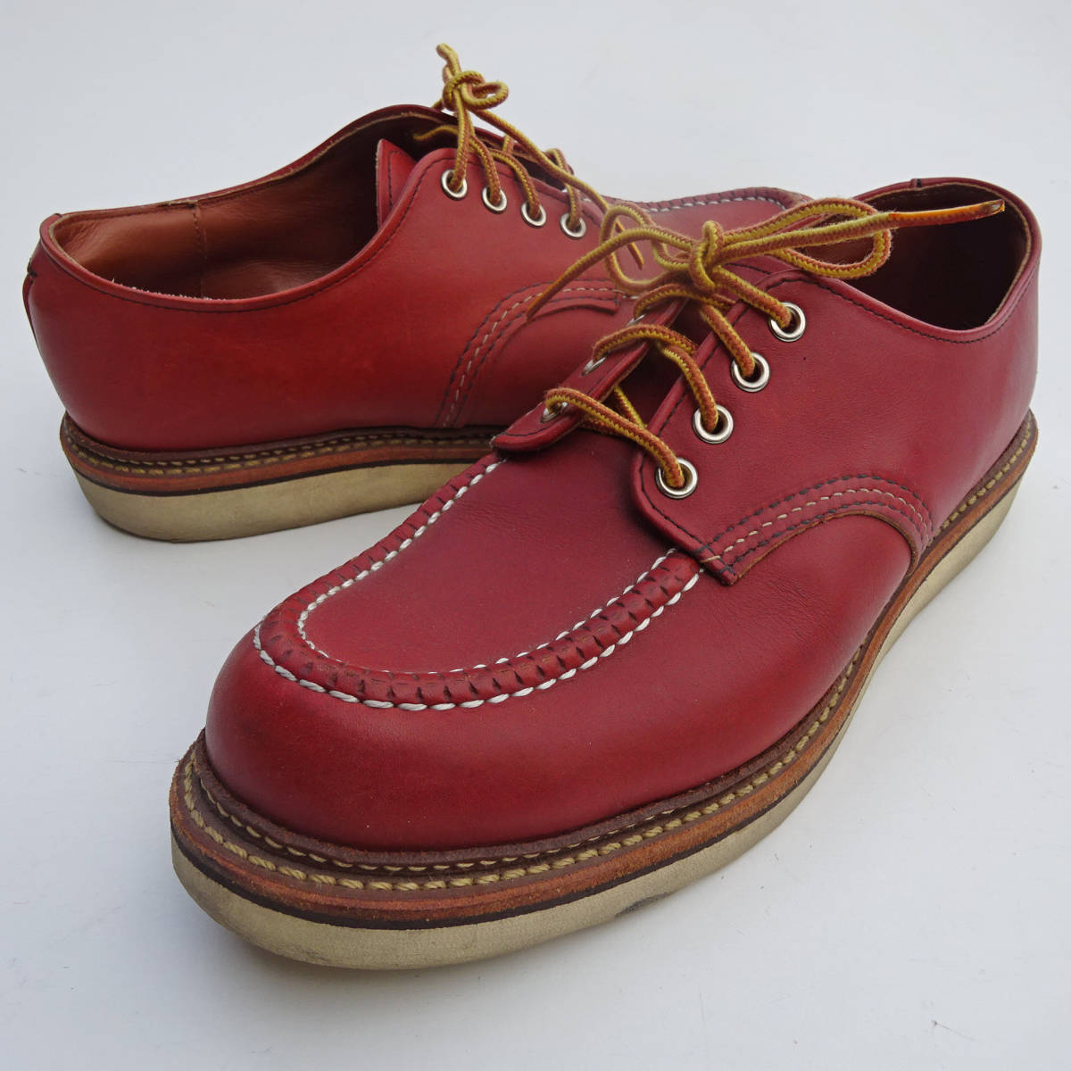 【10D 15年】レッドウィング 8103 オックスフォード 赤茶 オロラセット モックトゥ ローカット 短靴 ブーツ redwing