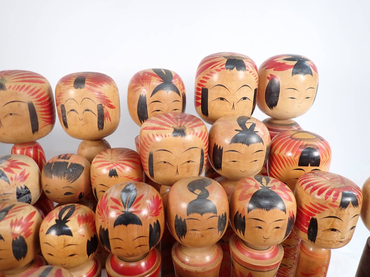 ☆こけし 59体 まとめ 玩具 置き物 インテリア 伝統工芸品 郷土玩具