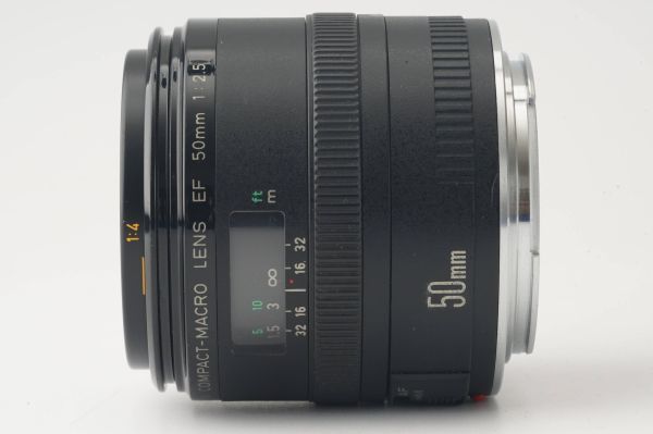 ❁美品❁Canon COMPACT-MACRO EF 50mm F2.5 Canon EF 50mm f/2.5 Compact Macro Lens 2537A003 B&H Photo Video