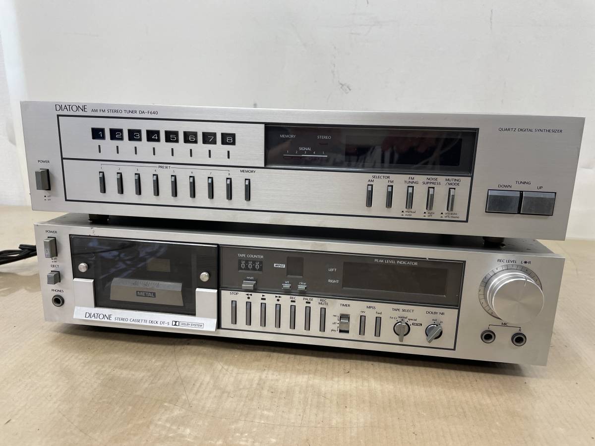 【￥54,800・1981年】 DAITONE　DT-6 ステレオカセットデッキ 54,800・1981年】 DAITONE DT-6 ステレオカセットデッキ 54,800・1981