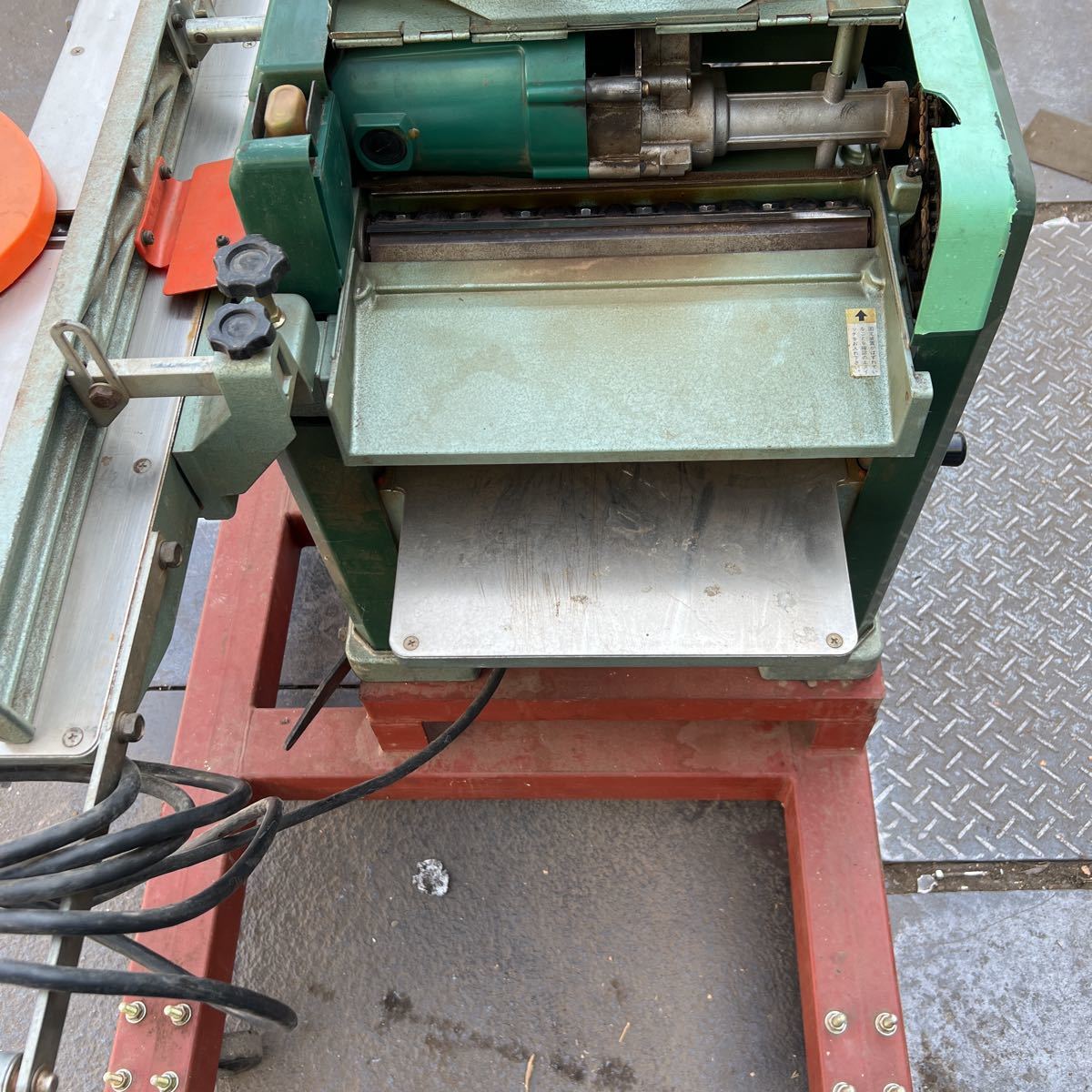 HITACHI 日立工機 100V 312mm 小形 自動かんな盤 P100RA2 小型 自動 