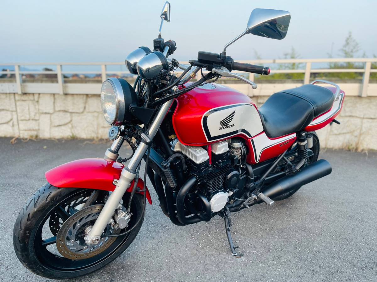 HONDA バイクタンク 赤/白 CB750F2C ホンダ CB750 -2K RC42 平成27年 白／赤 中古車体！動画有！(検 CBR