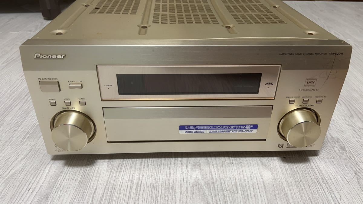 【動作良好・美品】パイオニア AVアンプ VSA-D2011 パイオニアVSA-D2011 Pioneer AVアンプ 通電確認済み 現状品 Pioneer