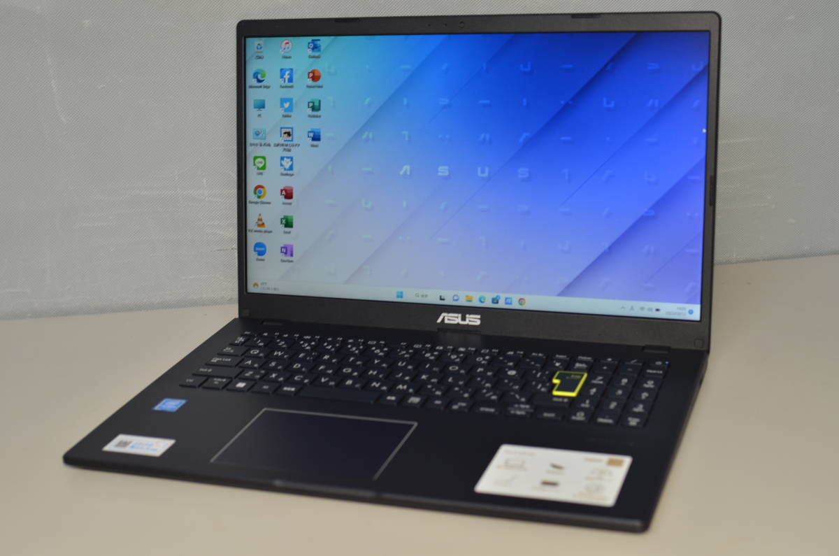最新Windows11+office 爆速SSD128GB ASUS E510M Celeron N4020/メモリ4GB/15.6インチ/WEBカメラ/HDMI/無線内蔵/便利なソフト