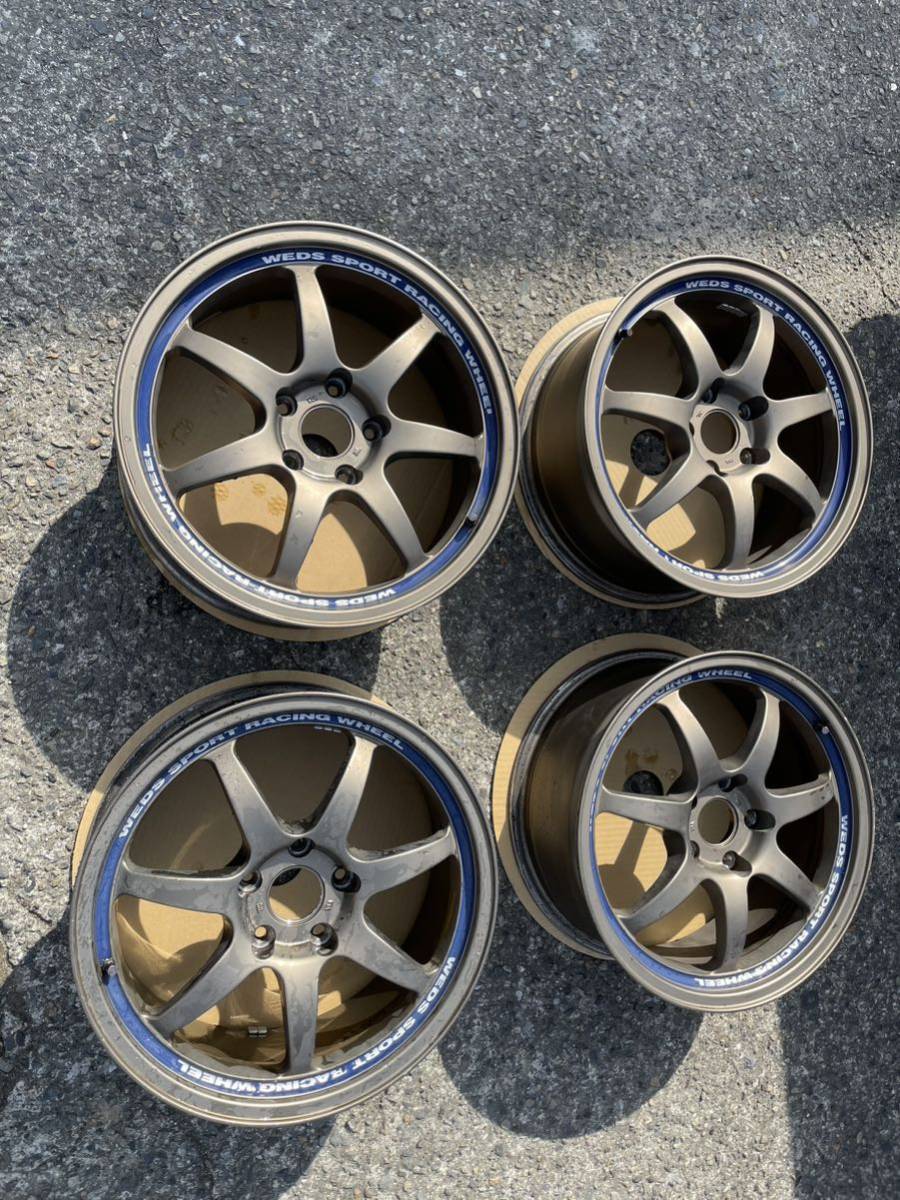 WEDS SPORT RACING SA-90 ウェッズ 15インチ 7J +38 PCD 100 4H 4本 