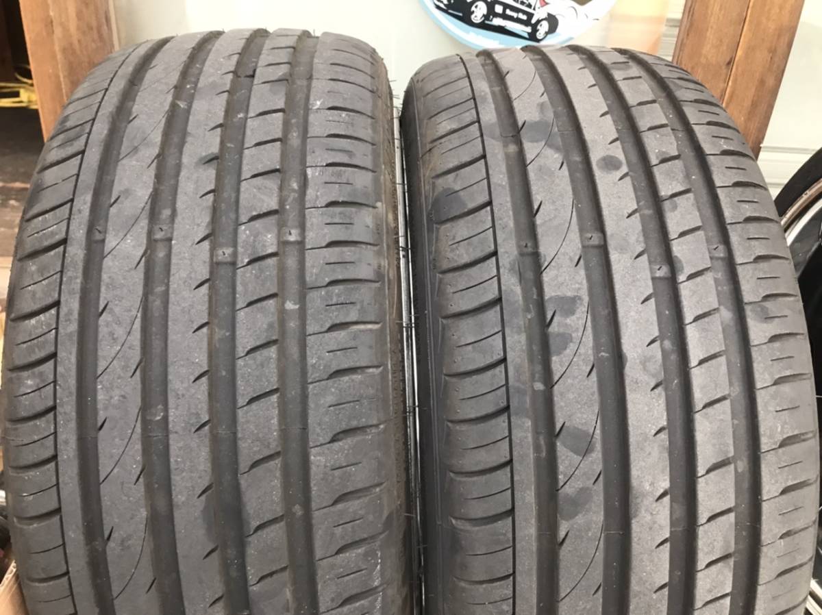 WORK ランベック LD1 19×8.5J・9.5J 5穴 114.3 +38 タイヤ 235/35ZR19 