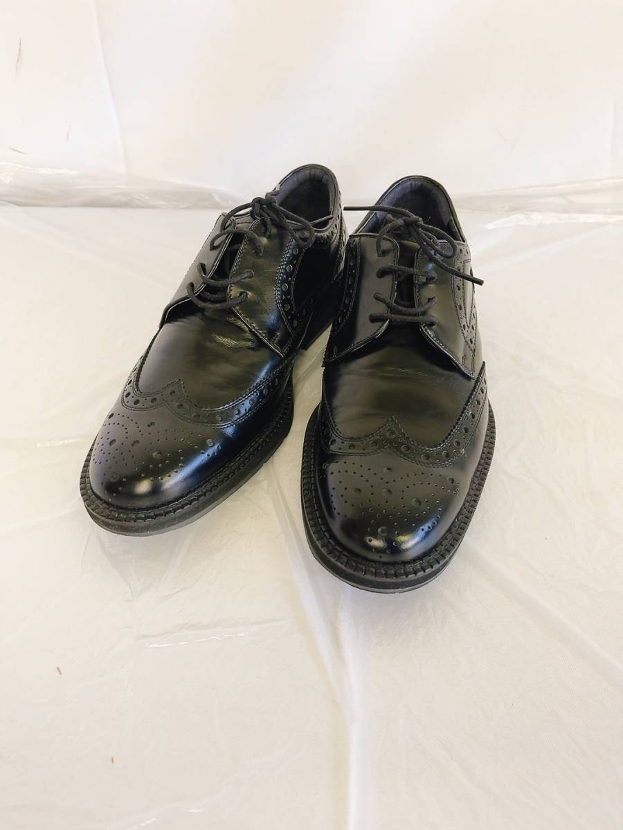 RUNWALK ランウォーク　革靴　WALLAGE　サイズ25.0　3E　ブラック　アシックス