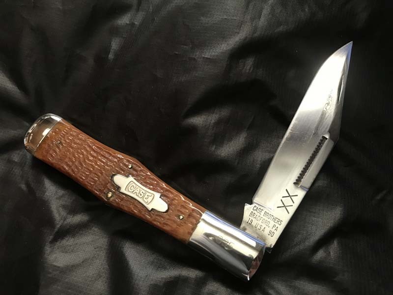 Case XX Folding Old Bone Red Knife Knives Vintage Pocket Worn 