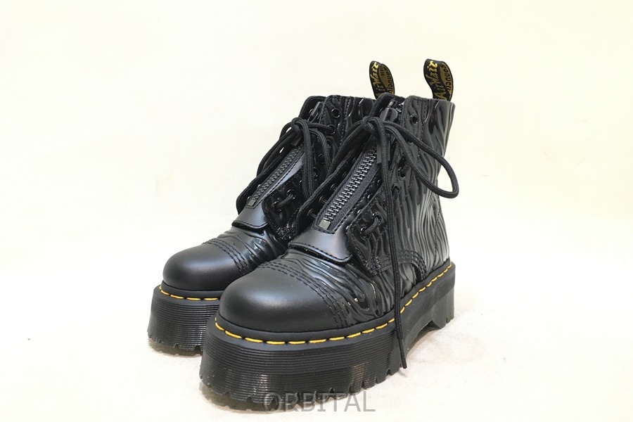 経堂) ドクターマーチン Dr.MARTENS 未使用 シンクレア SINCLAIR ゼブラエンボス ジャングルブーツ 定価¥35,200- UK3 22cm