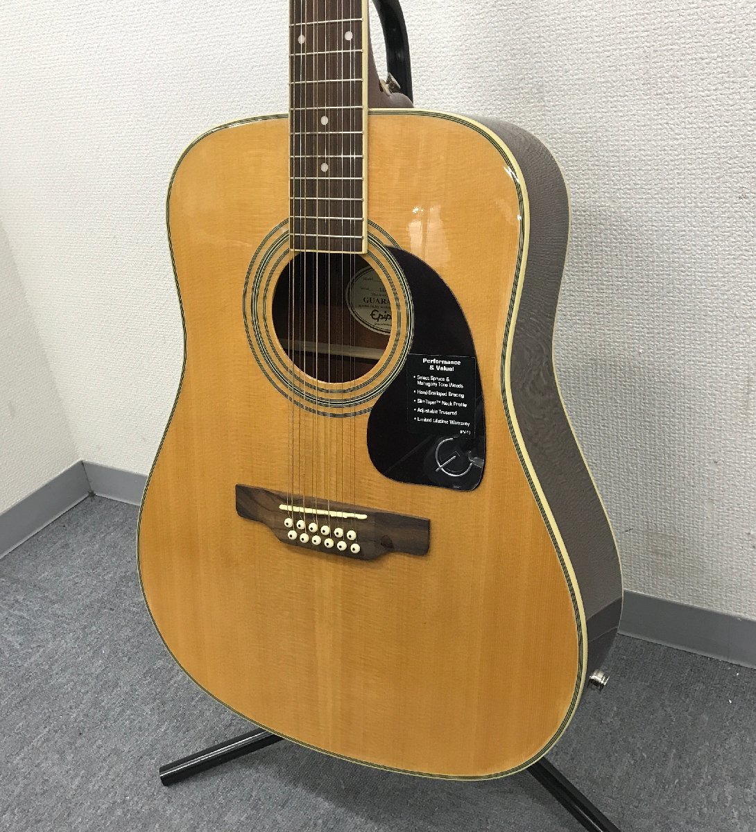 m3096 Epiphone エピフォン 12弦ギター エレアコ DR-212の入札履歴 
