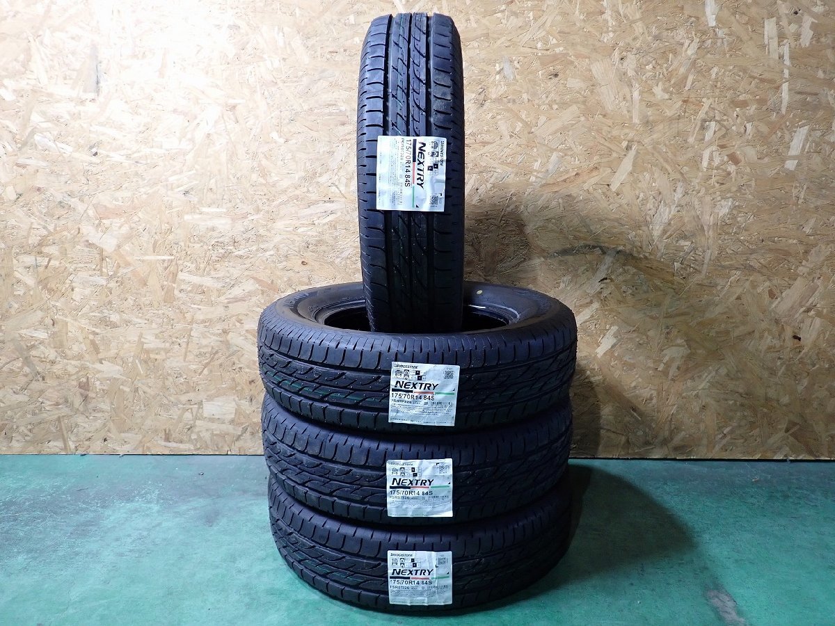 RB1767【送料無料175/70R14】4本セット ブリヂストン ネクストリー 2022製造 ヤリス ポルテ ヴィッツ フィット★即決 送料込み21800円★
