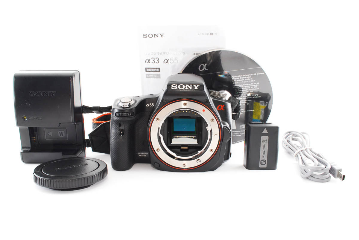 高品質，正規品 実用 ソニー SONY &alpha;55 ボディ 付属品充実 #16016(ソニー)｜売買されたオークション情報、yahooの商品情報をアーカイブ公開 - オークファン ソニー