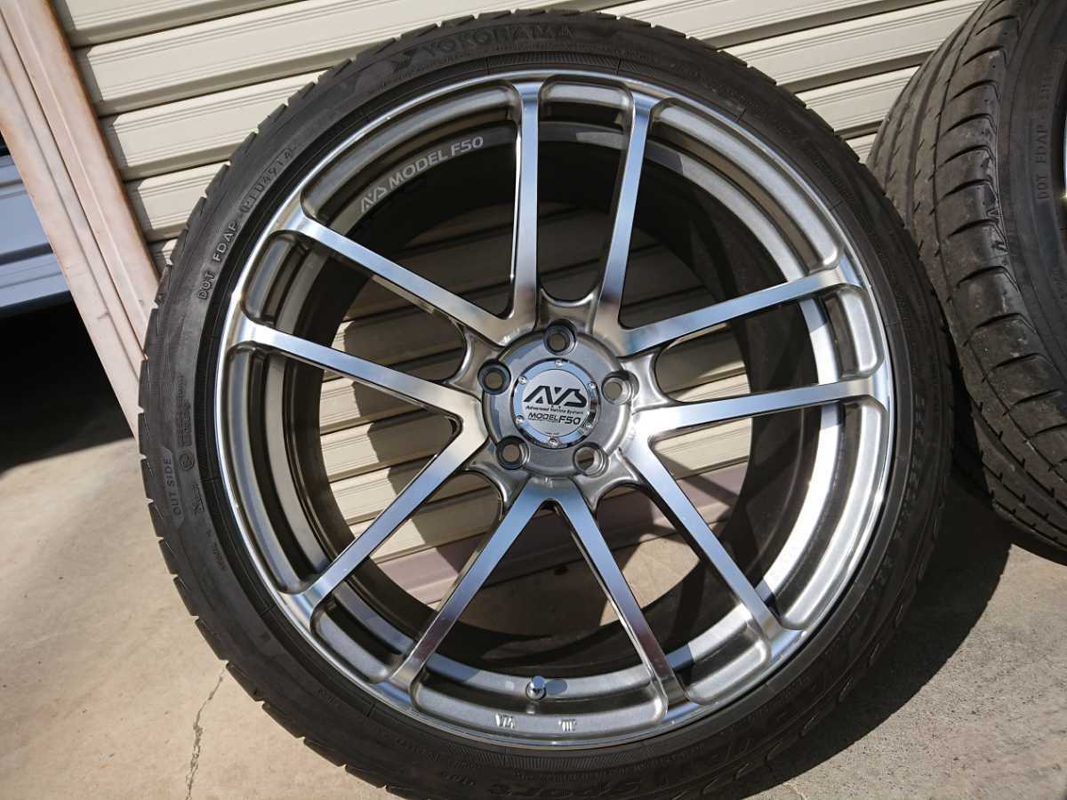 ヨコハマホイール AVS MODEL F50 19インチ 9.5J ＋50 112×5H 