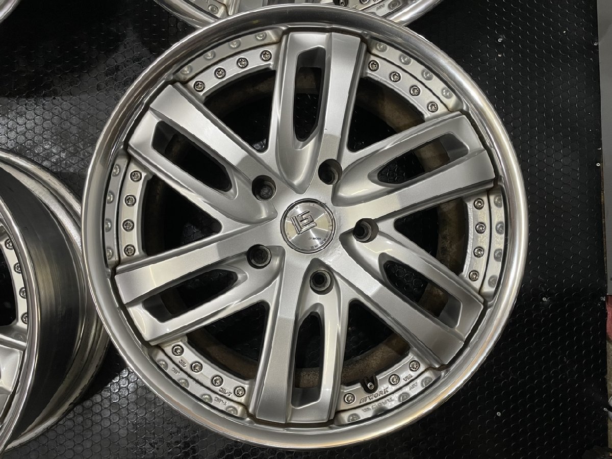 WORK LS BRIGHTRING SUV ワークLS ブライトリングSUV 20インチ 4本 9.5 