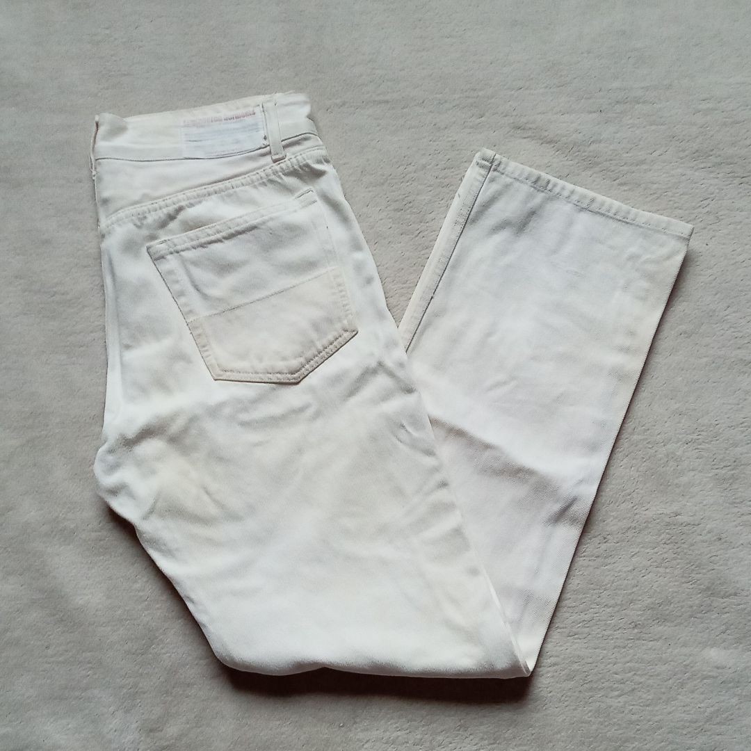 ENGINEERED GARMENTS ホワイトデニム S USA製 美品 USA製 ENGINEERED GARMENTS エンジニアードガーメンツ ホワイト デニム